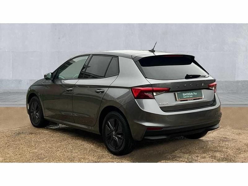 Used Skoda Fabia Design Edition 80 HP (58 kW) 2025 Graphite grey metallic black magic pearl effect Hatchback