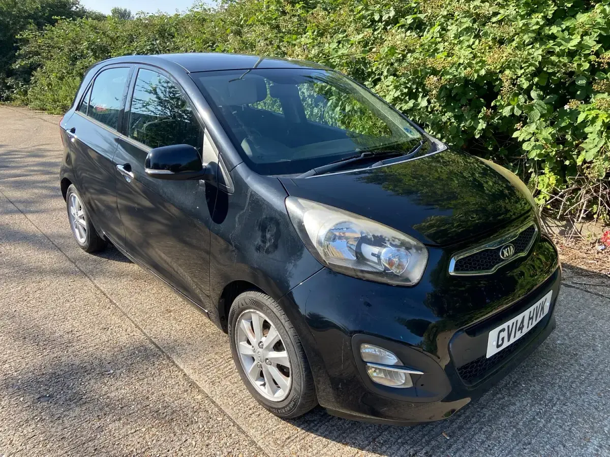 Used Kia Picanto 84 HP (61 kW) 2014 Black Hatchback