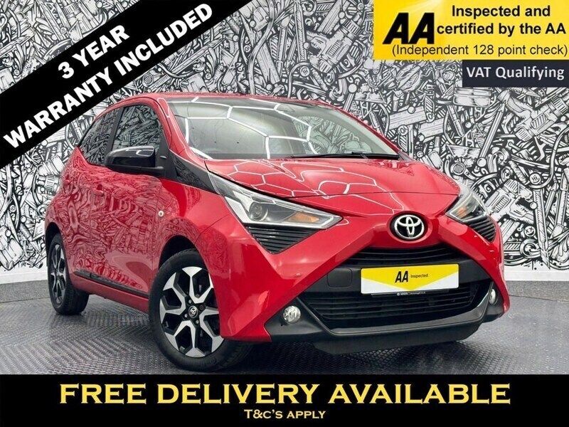 Red Used 2021 Toyota Aygo Trend Hatchback | £11,195 (Fair price) - Image 1/3