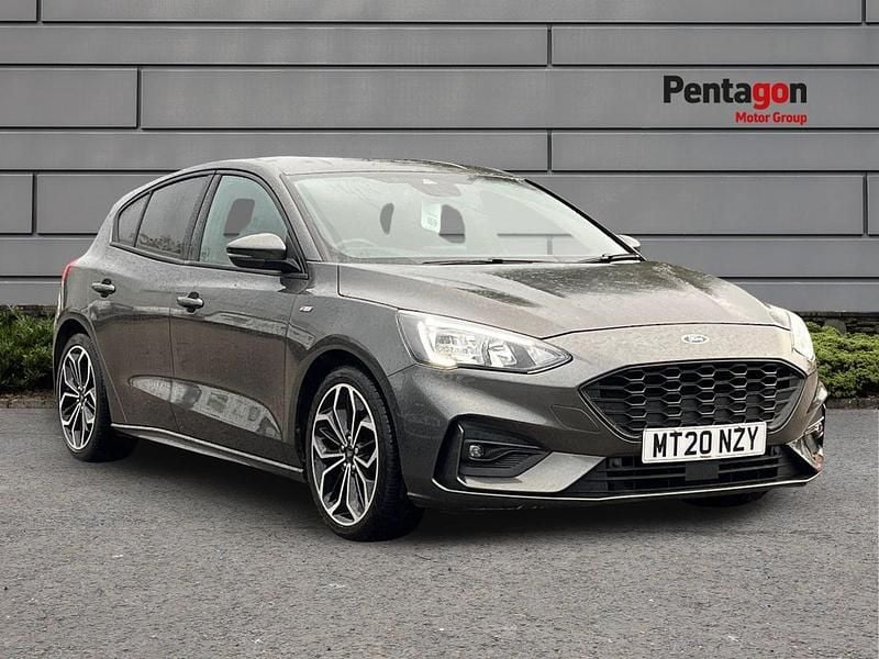 Grey Used 2020 Ford Focus ST-Line X Hatchback | £12,495 (Fair price) - Image 1/4