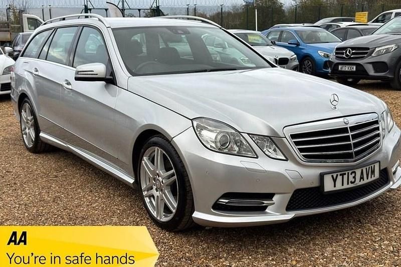 Silver Used 2013 Mercedes E220 Estate | £7,250 (Good price) - Image 1/1