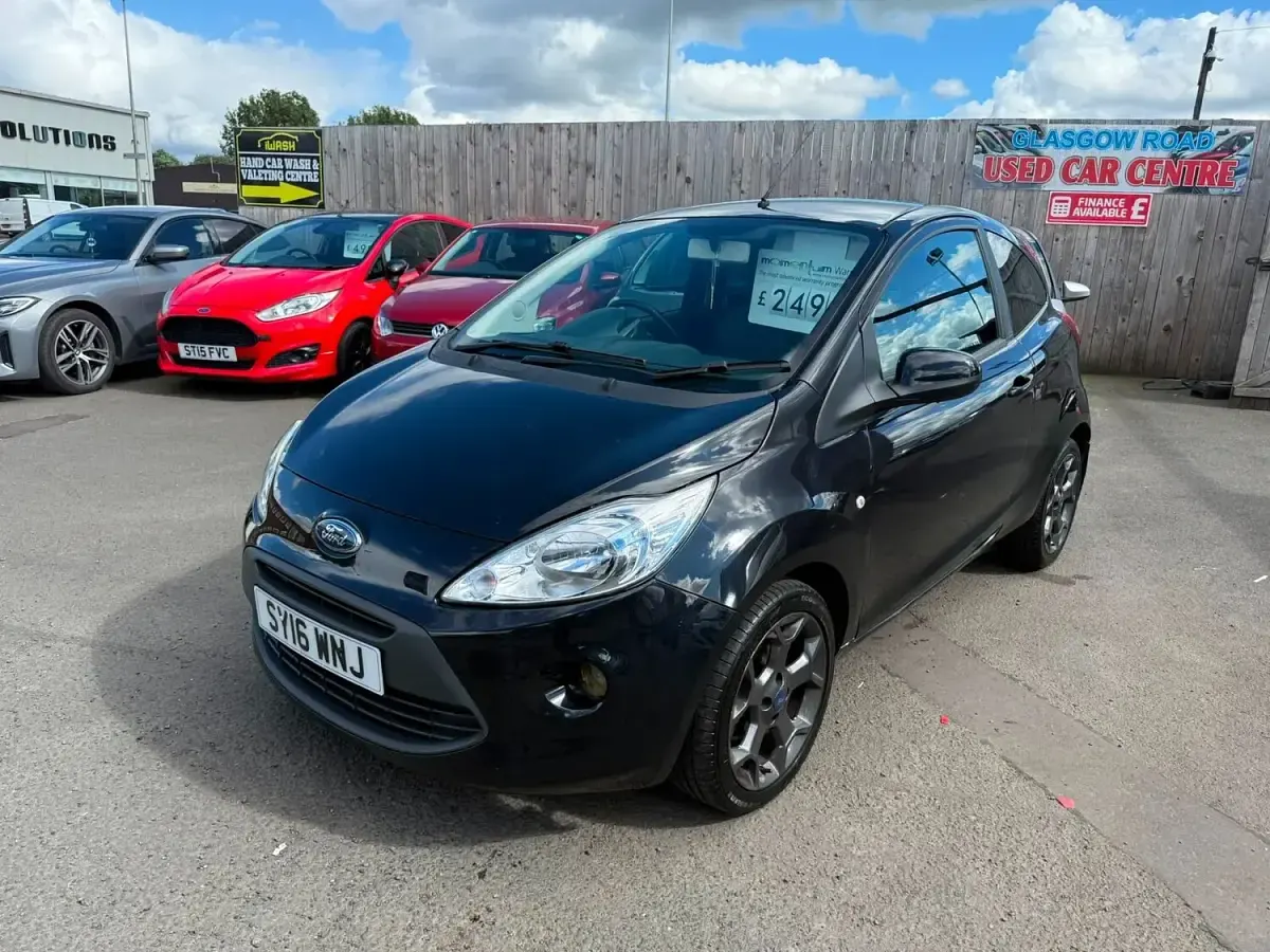 Used Ford Ka Zetec 2016 Black Hatchback