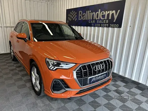 Used Audi Q3 S-Line 150 HP (110 kW) 2019 Orange SUV