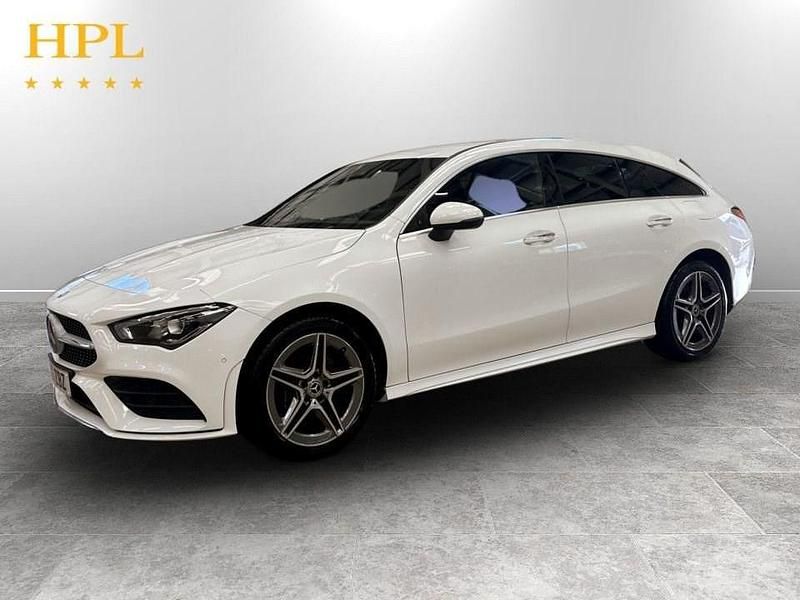 Used Mercedes CLA250e Shooting Brake AMG line 2021 White Estate