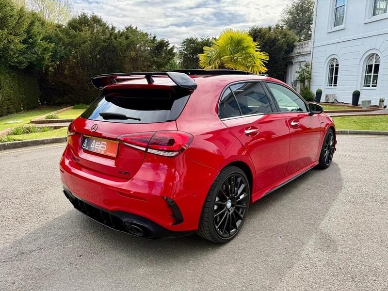 Used Mercedes A35 AMG Premium Plus 2019 Red Hatchback
