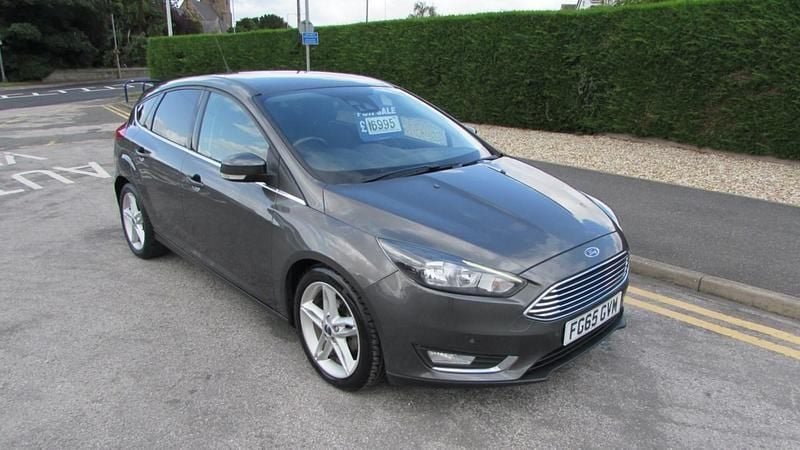 Grey Used 2015 Ford Focus Titanium Hatchback | £6,995 (Fair price) - Image 1/4