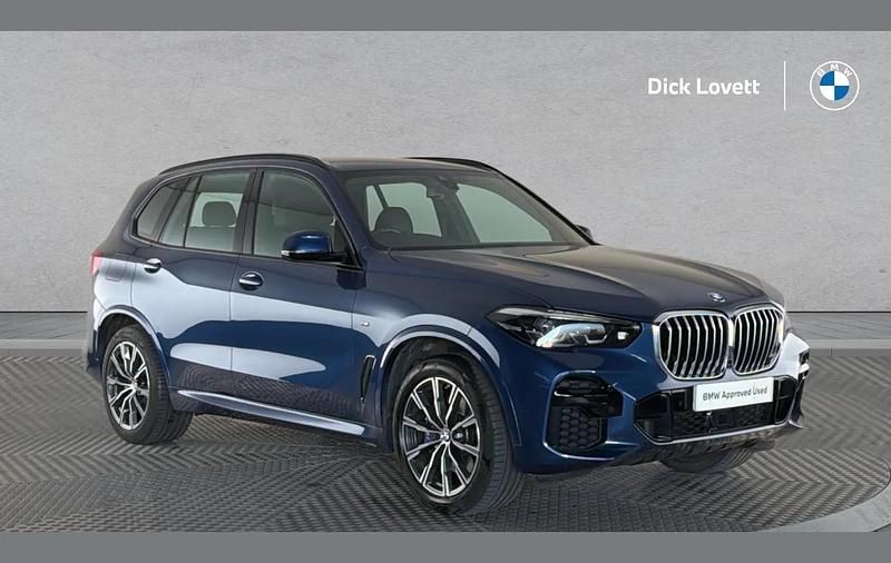 Used BMW X5 M Sport 281 HP (206 kW) 2022 Blue SUV