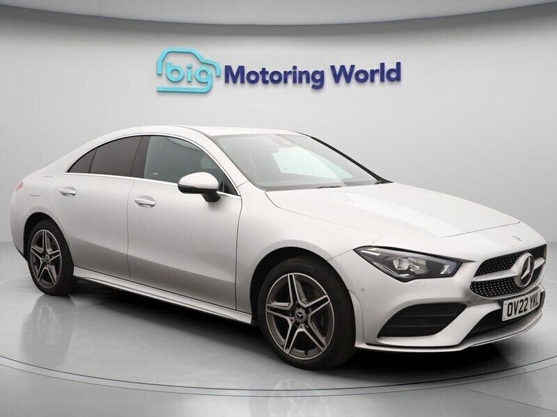 Silver Used 2022 Mercedes CLA250e AMG line Sedan | £22,200 (Good price) - Image 1/4