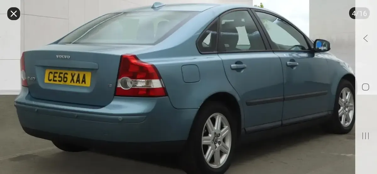 Used Volvo S40 125 HP (91 kW) 2006 Blue Sedan