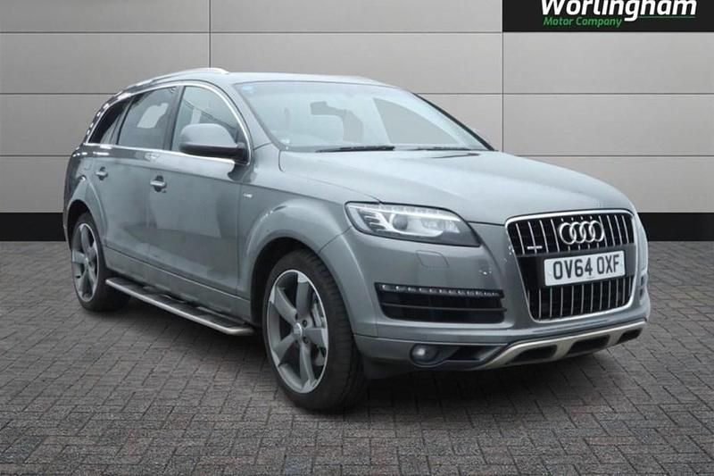 Grey Used 2014 Audi Q7 S-Line SUV | £17,495 (A bit pricey) - Image 1/1