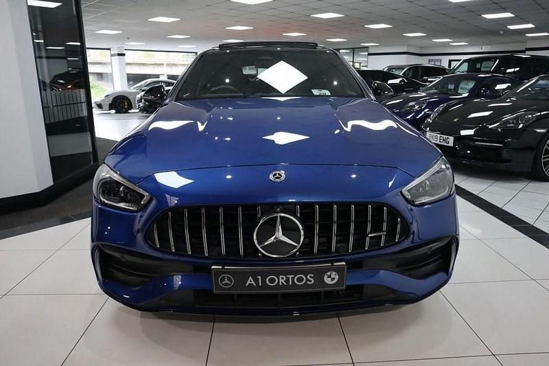 Begagnad Mercedes C43 AMG Premium Plus 2022 Blå Sedan