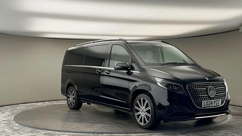 Obsidian black Used 2024 Mercedes V220 Premium MPV | £68,000 (Expensive) - Image 1/4