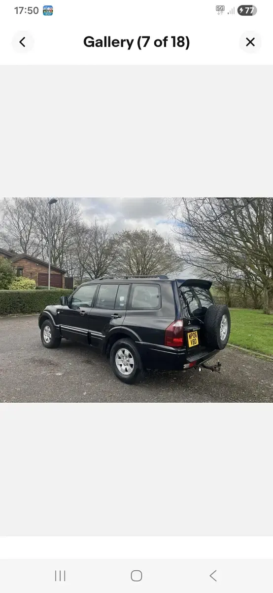 Used Mitsubishi Shogun 2006 Black SUV