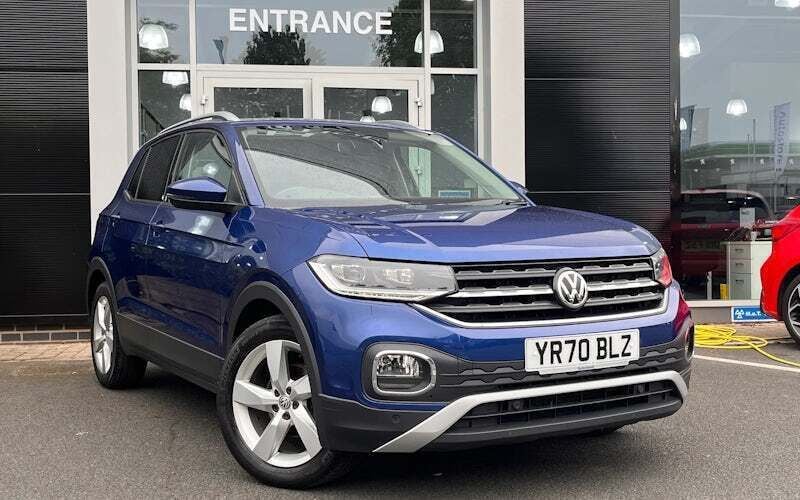 Blue Used 2020 VW T-Cross SEL SUV | £12,476 (Fair price) - Image 1/4