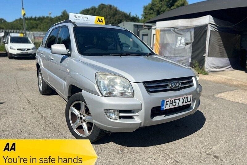 Silver Used 2007 Kia Sportage 2 SUV | £1,790 (Good price) - Image 1/1