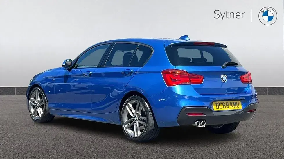Used BMW 125 M Sport 221 HP (162 kW) 2018 Blue Hatchback