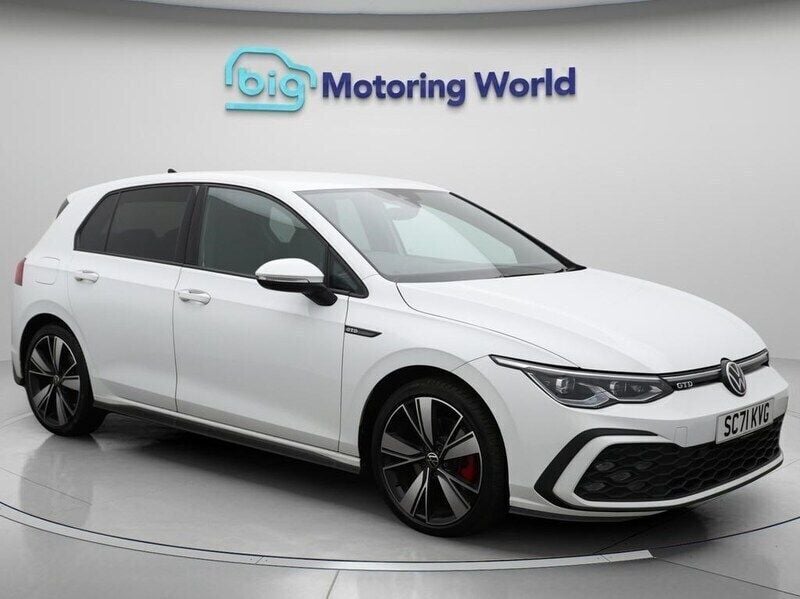 White Used 2022 VW Golf VIII GTD Hatchback | £21,200 (Super price) - Image 1/4