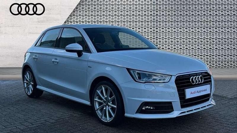White Used 2018 Audi A1 S-Line Hatchback | £14,060 (Fair price) - Image 1/4