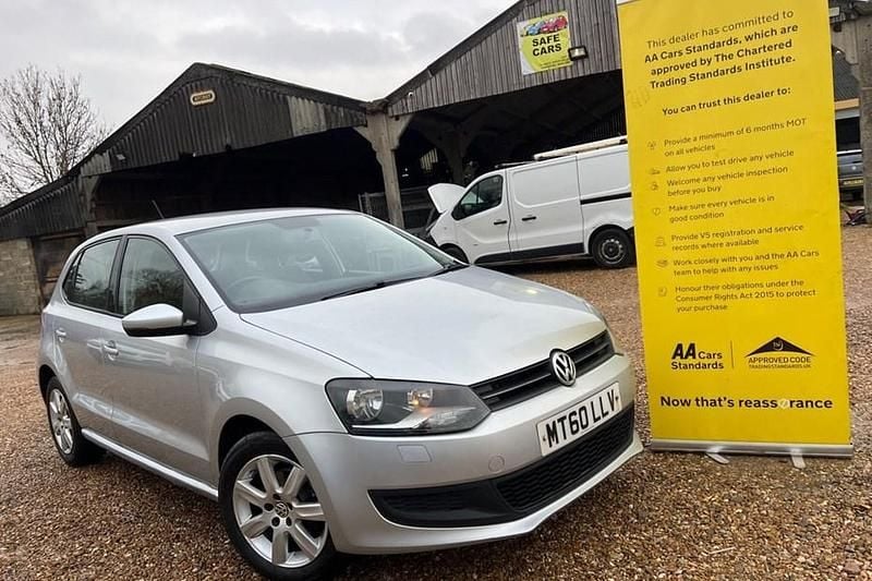 Silver Used 2010 VW Polo SE Hatchback | £3,499 (Good price) - Image 1/1