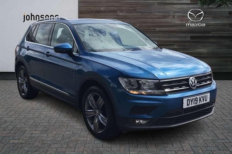 Blue Used 2019 VW Tiguan Match SUV | £13,990 (Good price) - Image 1/4