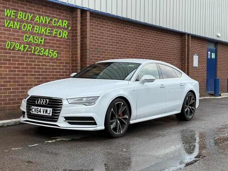 White Used 2014 Audi A7 S-Line Hatchback | £10,995 (Good price) - Image 1/4