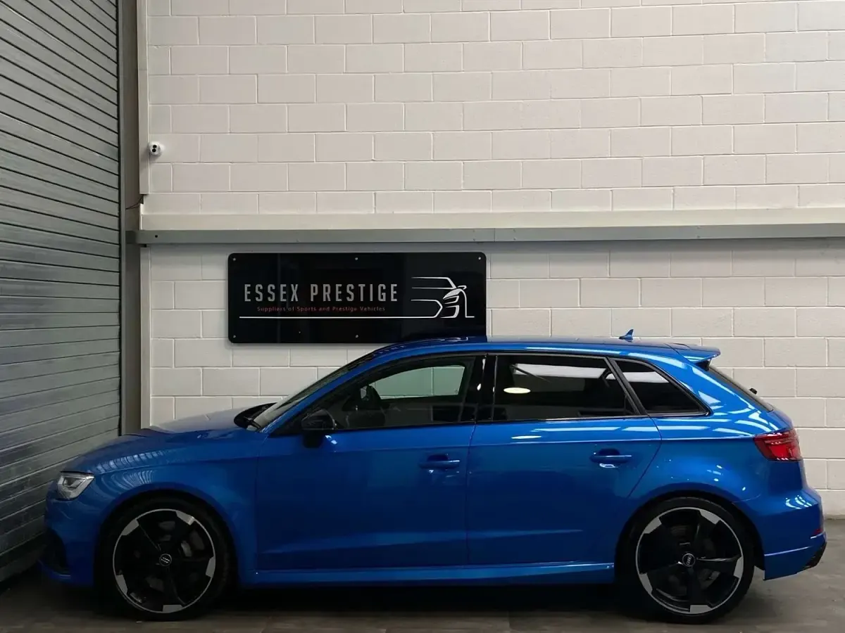 Used Audi RS3 480 HP (353 kW) 2017 Blue Sedan