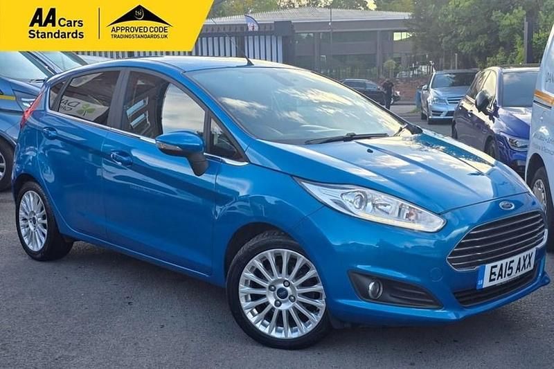 Blue Used 2015 Ford Fiesta Titanium Hatchback | £7,295 (Fair price) - Image 1/1