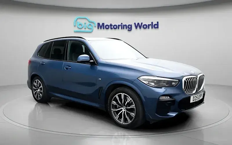 Used BMW X5 M Sport 394 HP (289 kW) 2021 Blue SUV
