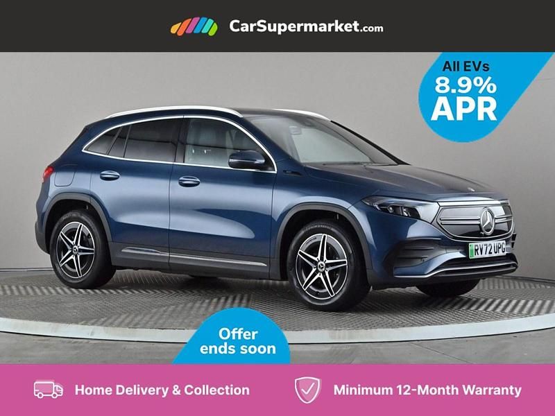 Blue Used 2022 Mercedes EQA250+ AMG line SUV | £22,497 (Fair price) - Image 1/3
