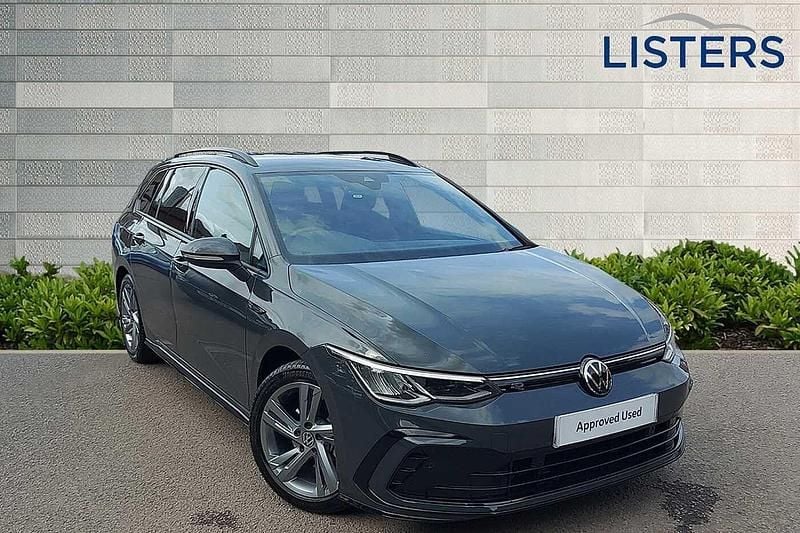 Urano grey Used 2022 VW Golf VIII R-line Estate | £19,990 (Fair price) - Image 1/4