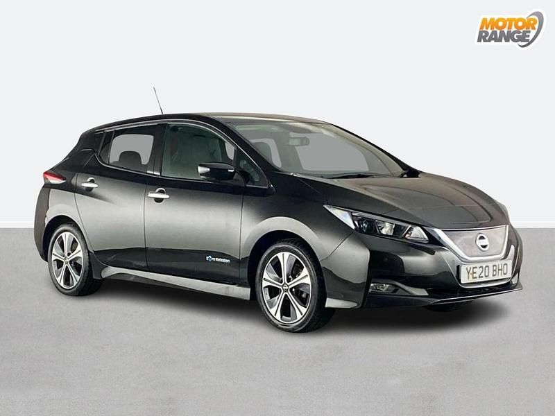 Black Used 2020 Nissan Leaf N-Connecta Hatchback | £9,895 (Fair price) - Image 1/4
