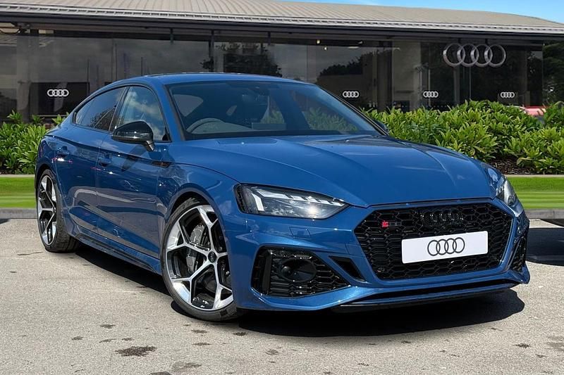 Blue New 2025 Audi RS5 Sportback Performance Hatchback | £93,390 - Image 1/4