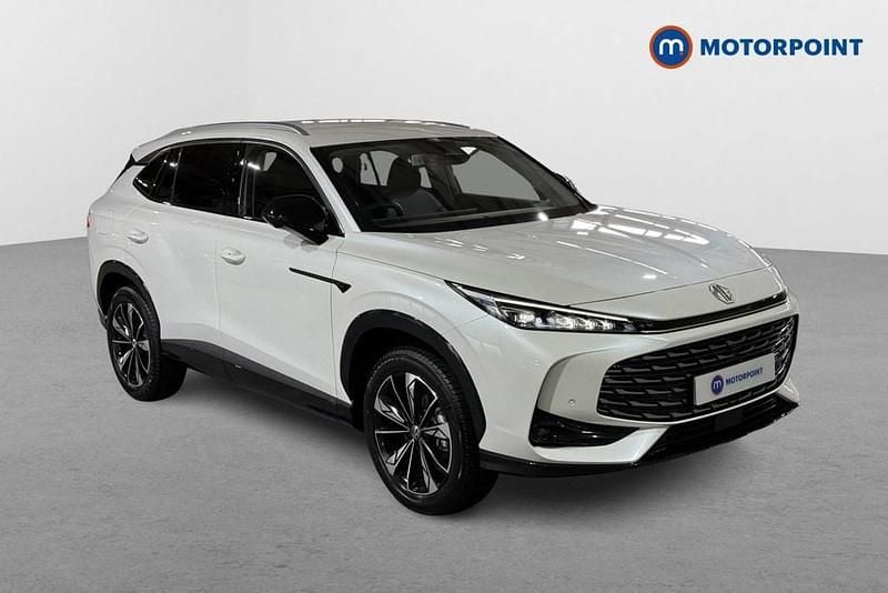 White New 2025 MG HS Trophy SUV | £22,999 (Expensive) - Image 1/4