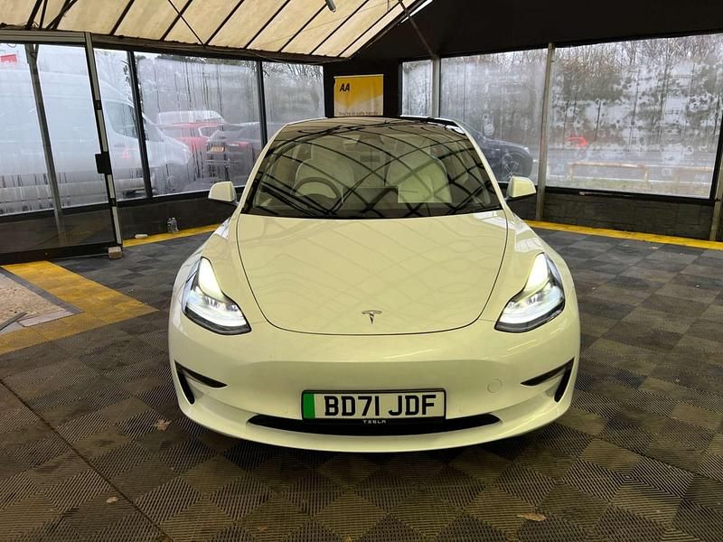 Used Tesla Model 3 Long Range AWD 366 kW (498 HP) 2021 White Sedan