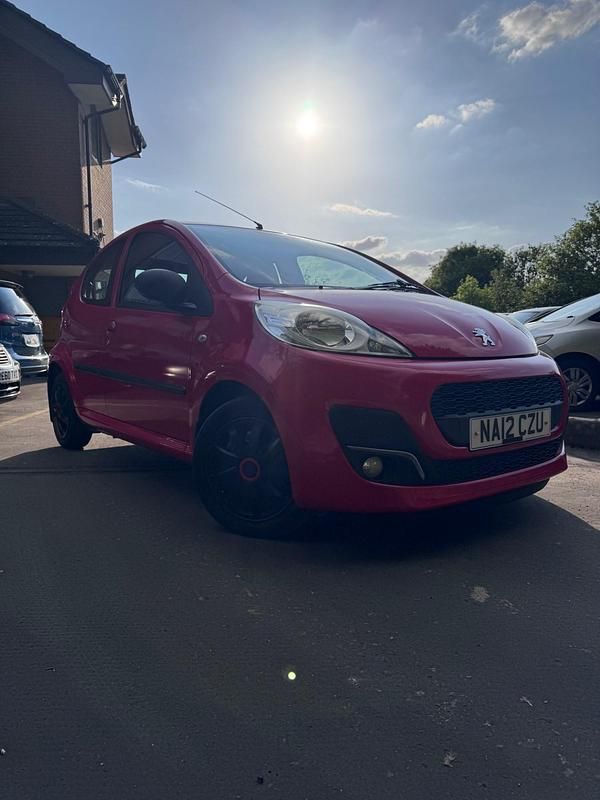 Red Used 2012 Peugeot 107 Active Hatchback | £2,995 (Fair price) - Image 1/4