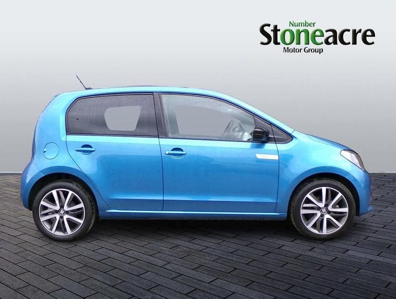 Used Seat Mii Electric 61 kW (83 HP) 2021 Blue Hatchback