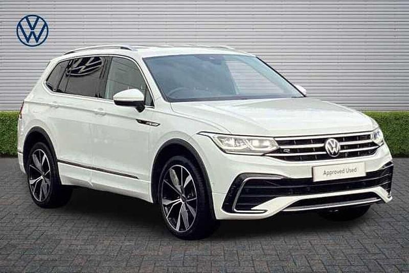 Used VW Tiguan Allspace R-line 150 HP (110 kW) 2022 White SUV