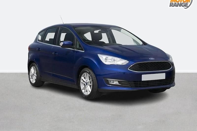 Used Ford C-MAX Zetec 125 HP (91 kW) 2015 Red MPV