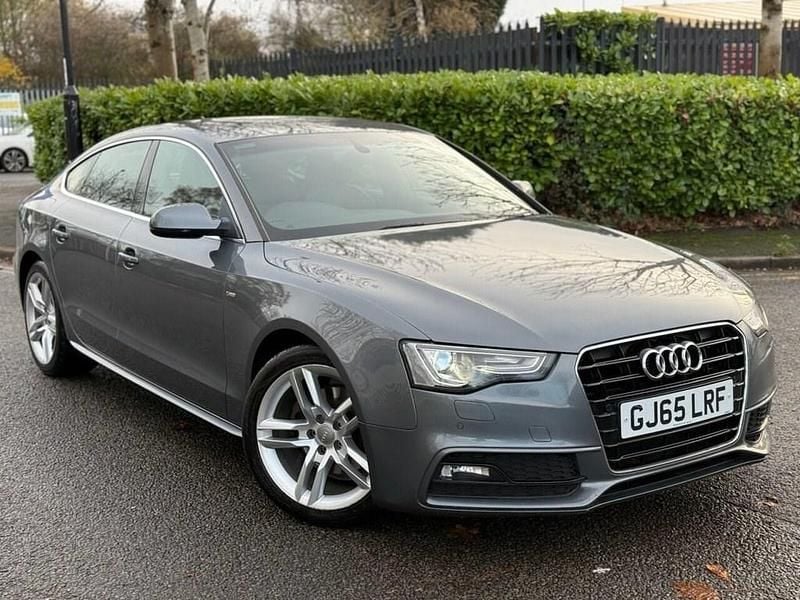 Grey Used 2015 Audi A5 Sportback S-Line Hatchback | £8,995 (Fair price) - Image 1/4