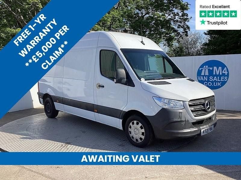 Begagnad Mercedes Sprinter Premium 2021 Vit Van