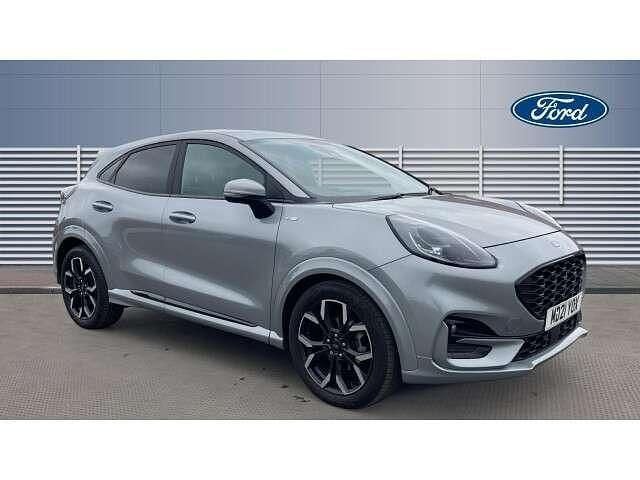 Silver Used 2021 Ford Puma ST-Line X SUV | £15,899 (Fair price) - Image 1/4
