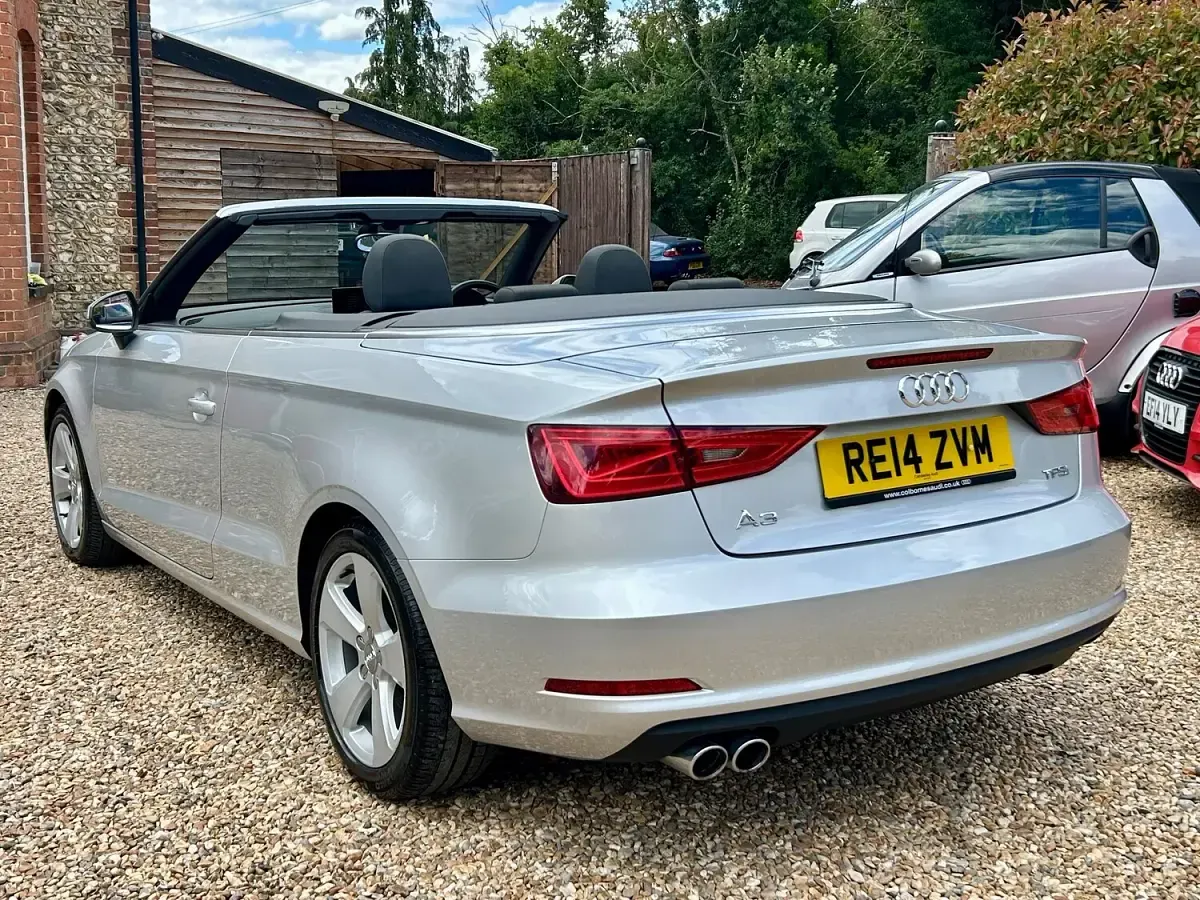 Used Audi A3 Cabriolet Sport 140 HP (102 kW) 2014 Silver Cabriolet