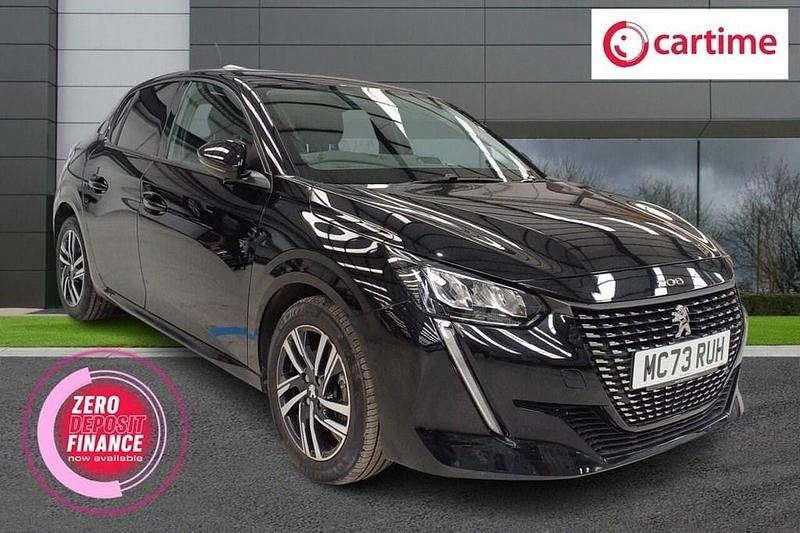 Black Used 2023 Peugeot 208 Allure+ Hatchback | £14,225 (Fair price) - Image 1/4