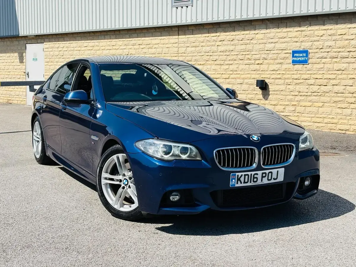 Used BMW 520 M Sport 190 HP (139 kW) 2016 Blue Sedan