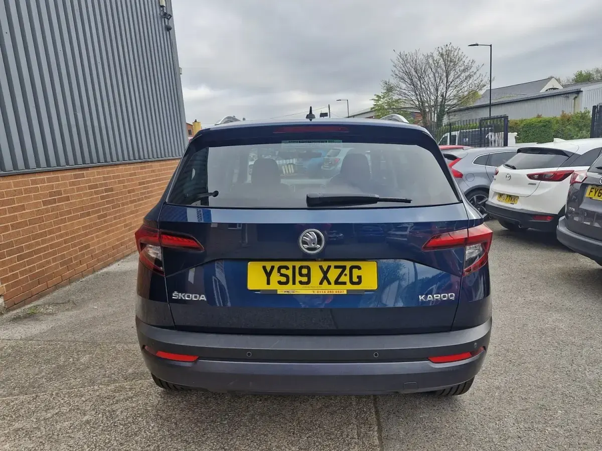 Used Skoda Karoq SE L 115 HP (84 kW) 2019 Blue SUV