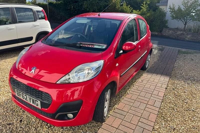 Red Used 2012 Peugeot 107 Active Hatchback | £2,495 (Good price) - Image 1/1