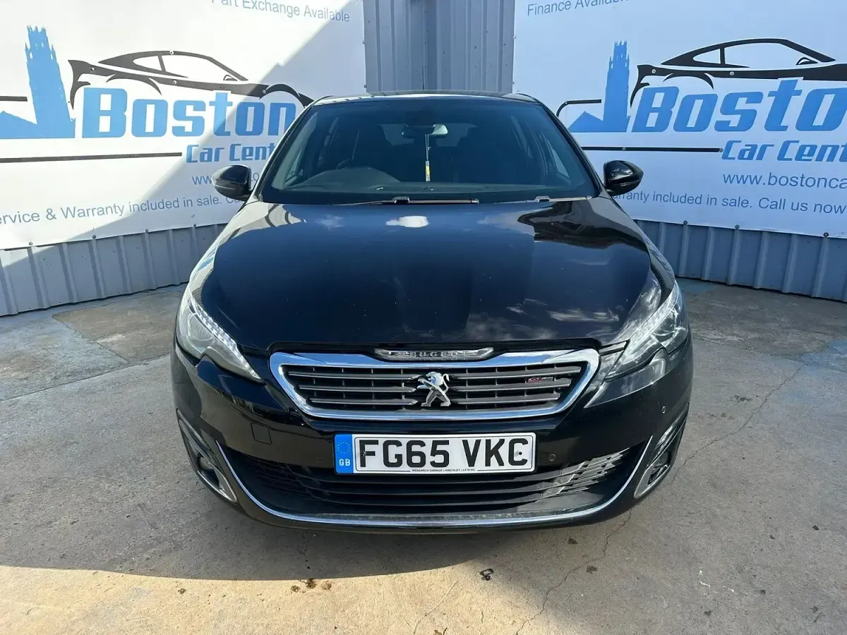 Used Peugeot 308 GT-line 120 HP (88 kW) 2015 Black Hatchback