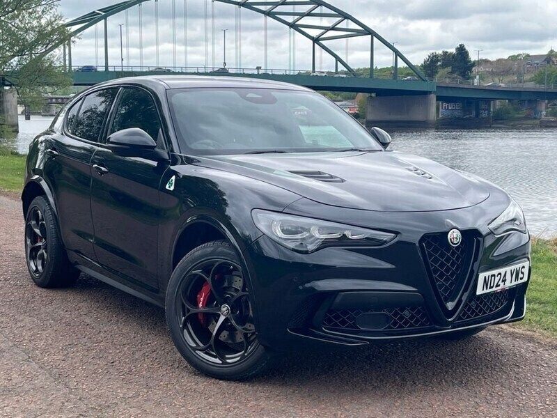 Black Used 2024 Alfa Romeo Stelvio Quadrifoglio SUV | £69,999 - Image 1/4