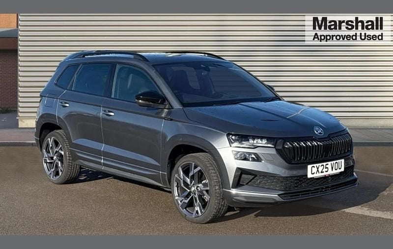 Grey Used 2025 Skoda Karoq SportLine SUV | £28,890 (Fair price) - Image 1/4