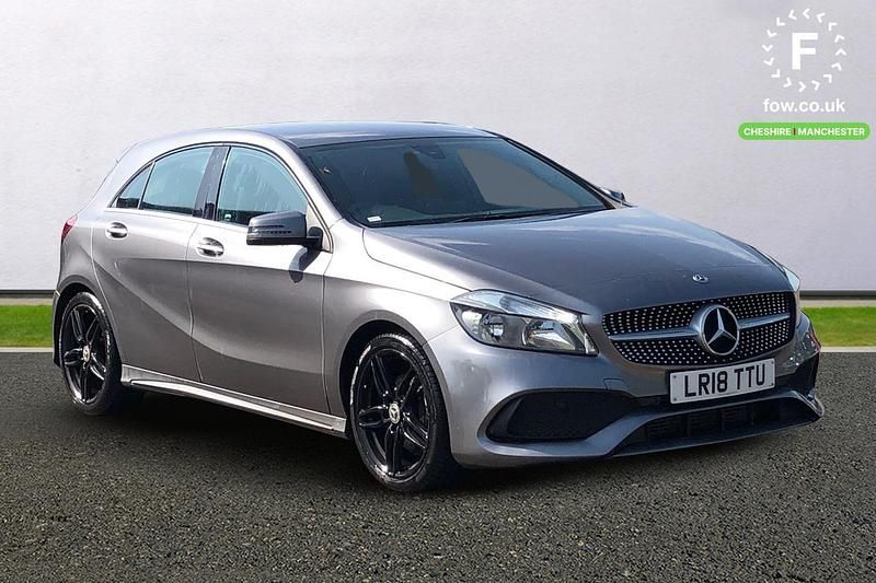 Grey Used 2018 Mercedes A180 AMG line Hatchback | £12,699 (Fair price) - Image 1/3